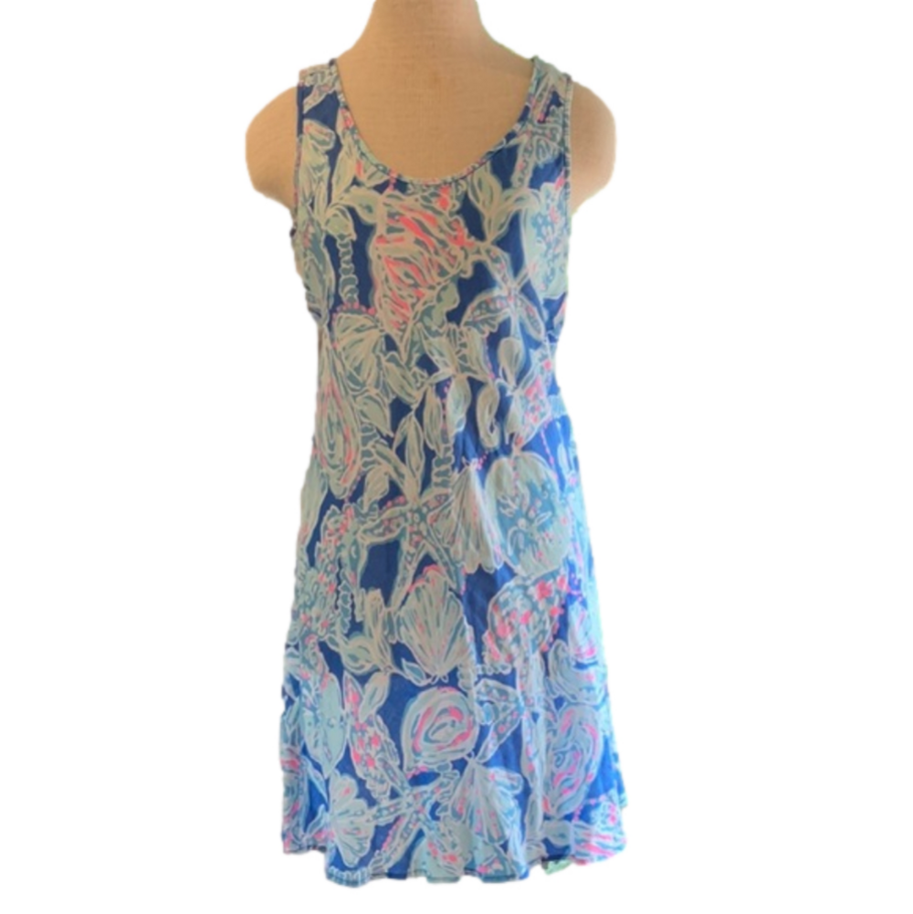Lily Pulitzer linen size Small sleeveless dress